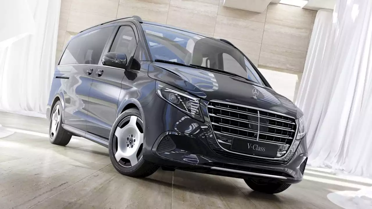 New Mercedes V-Class Exclusive brings back the upright grille and monoblocs