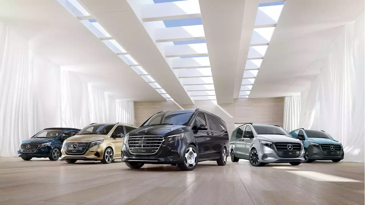 Mercedes Reveals Facelifted EQV, V-Class, Vito, And eVito | Carscoops