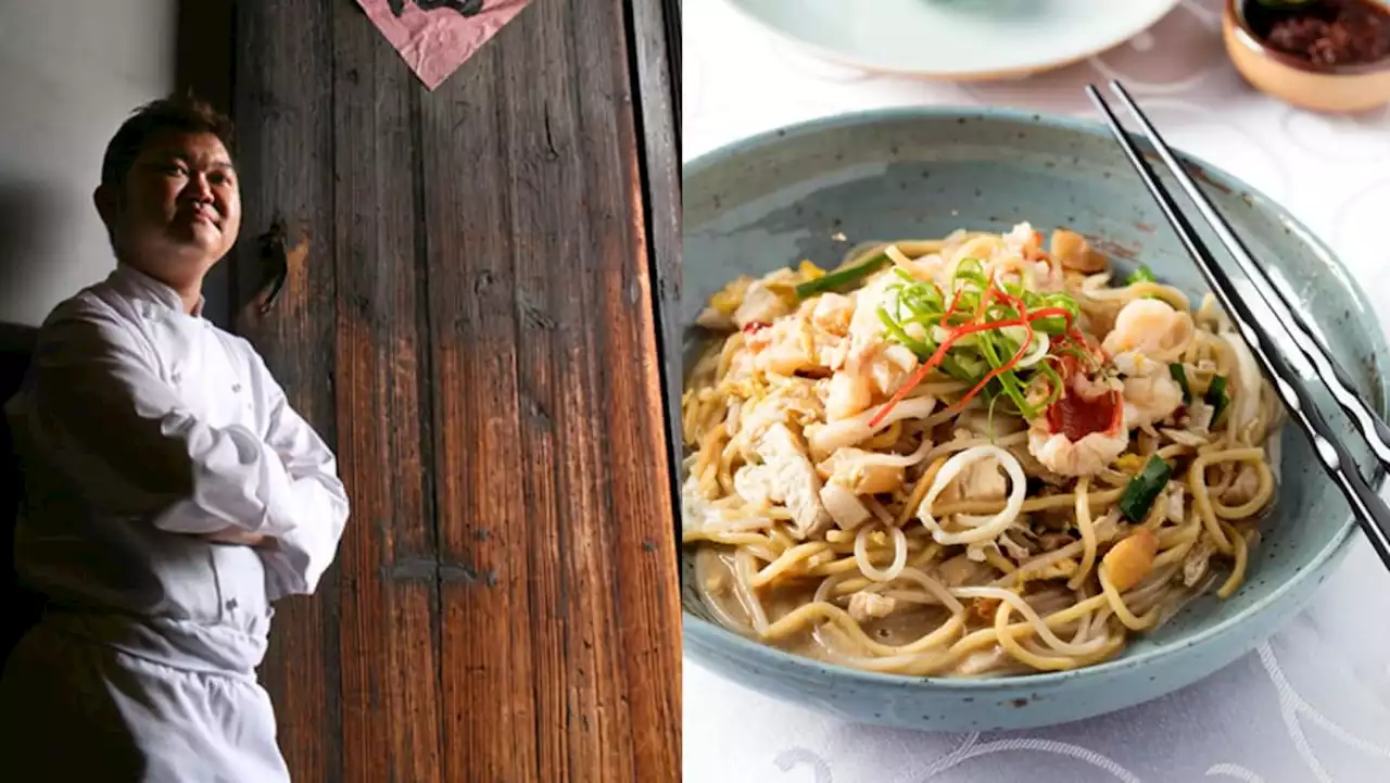 New cafe by celebrity chef Justin Quek on Orchard Road has lobster Hokkien mee on the menu