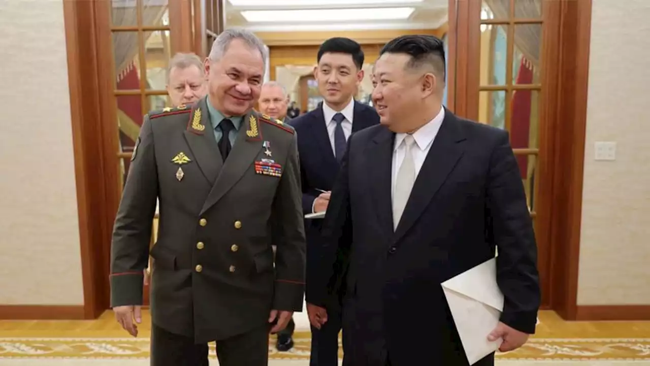 North Korea's Kim Jong Un meets Russian defence minister