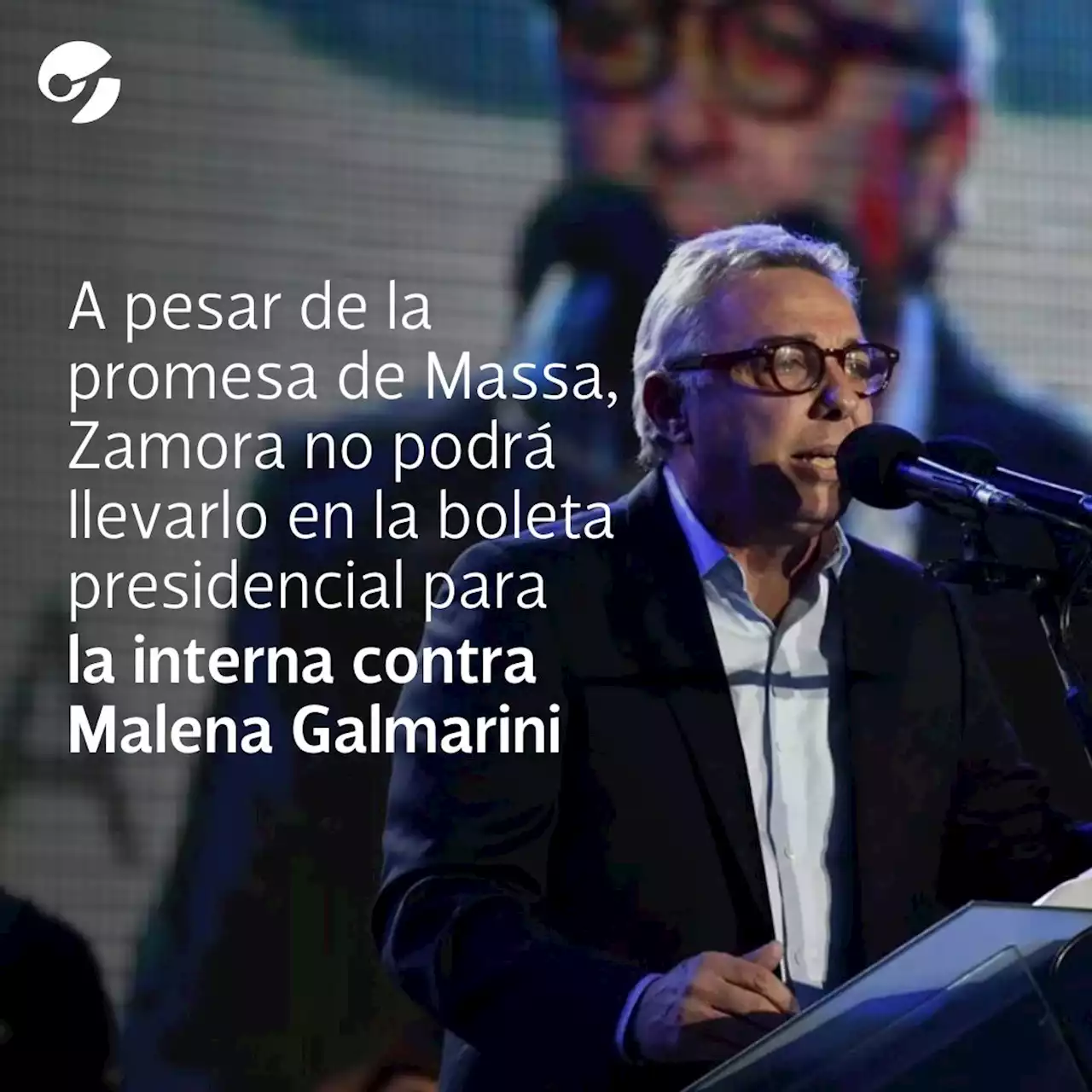 A pesar de la promesa de Massa, Zamora no podrá llevarlo en la boleta presidencial para la interna contra Malena Galmarini