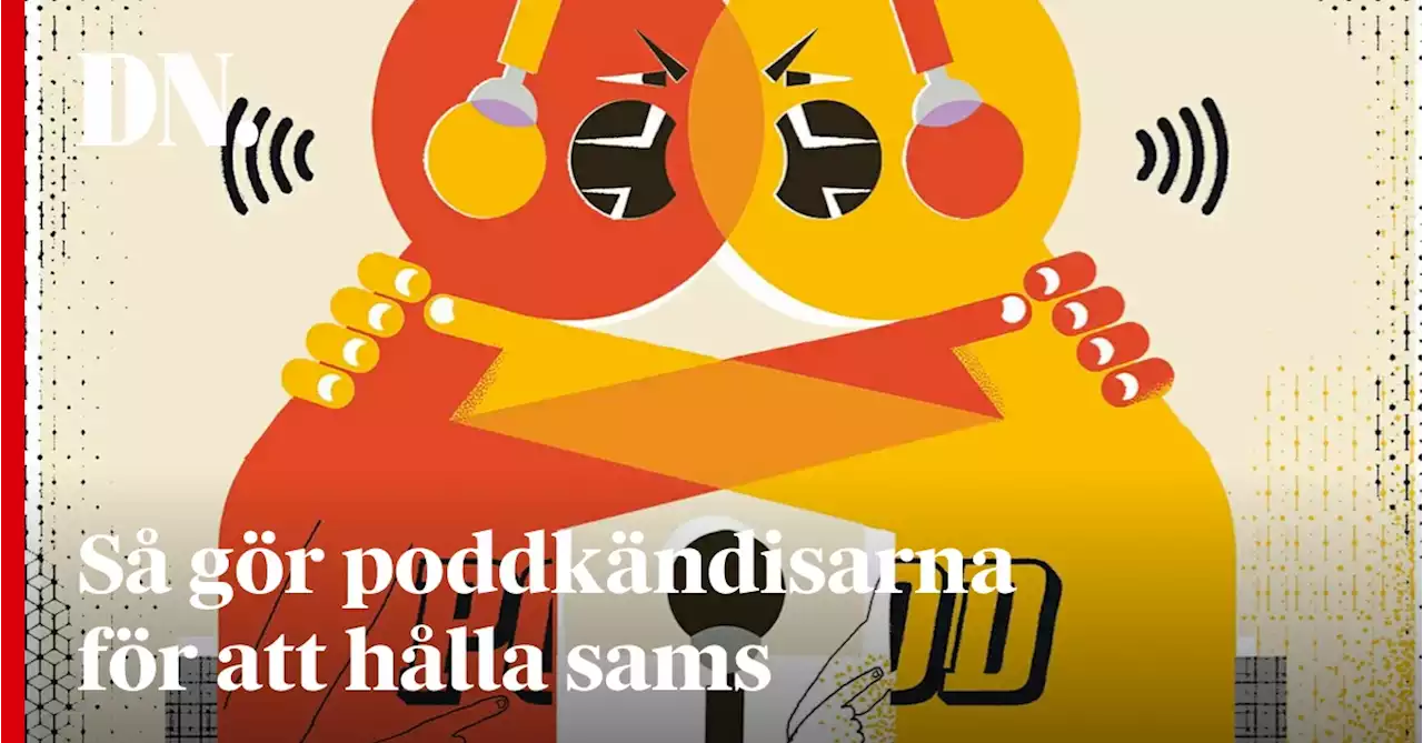 Paren som poddar – så håller de sams framför micken