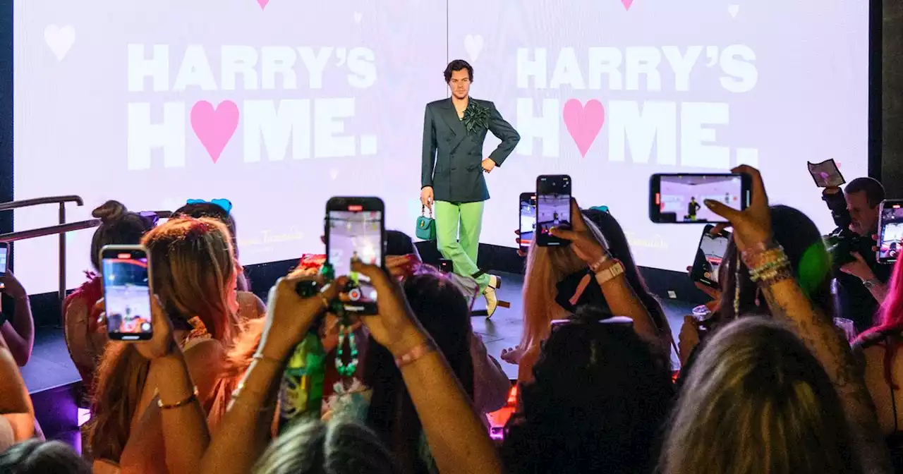 Fifty Harry Styles superfans get to 'meet' new Madame Tussauds waxwork in London