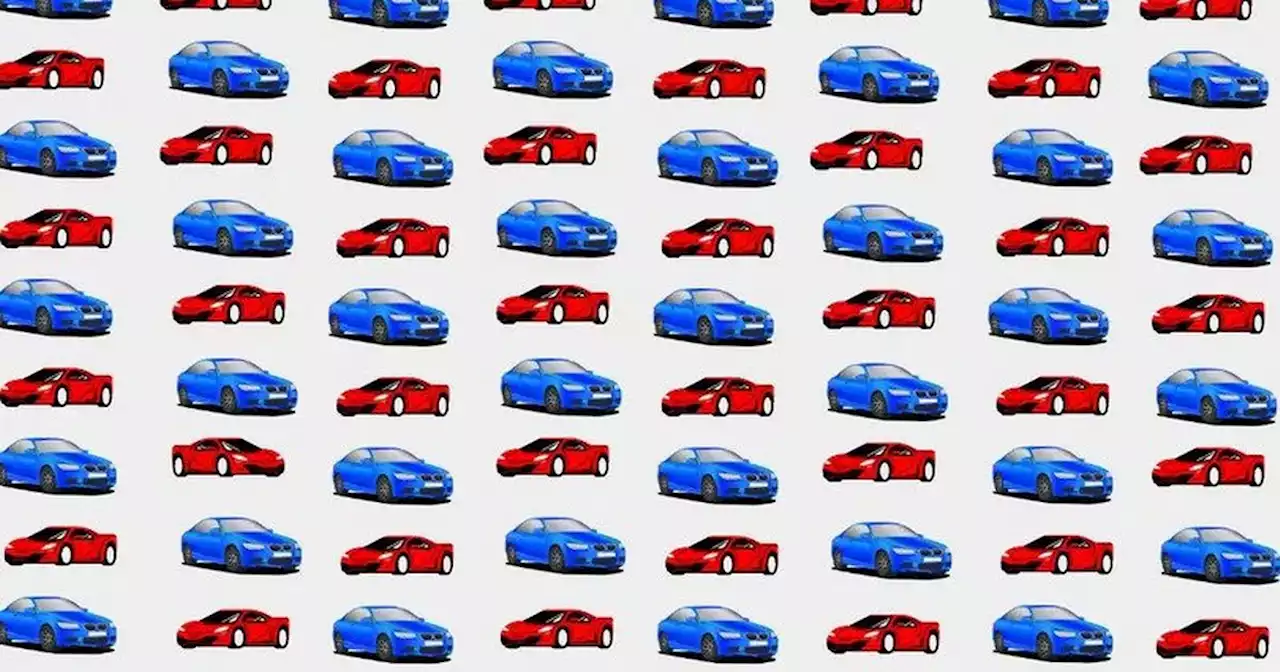 Those with the sharpest eyes can spot the odd car out in just 36 seconds