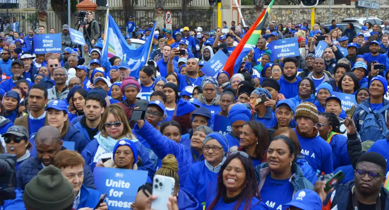 EMPLOYMENT EQUITY: DA marches against ‘Race Quotas Act’, but critics say party misses the point