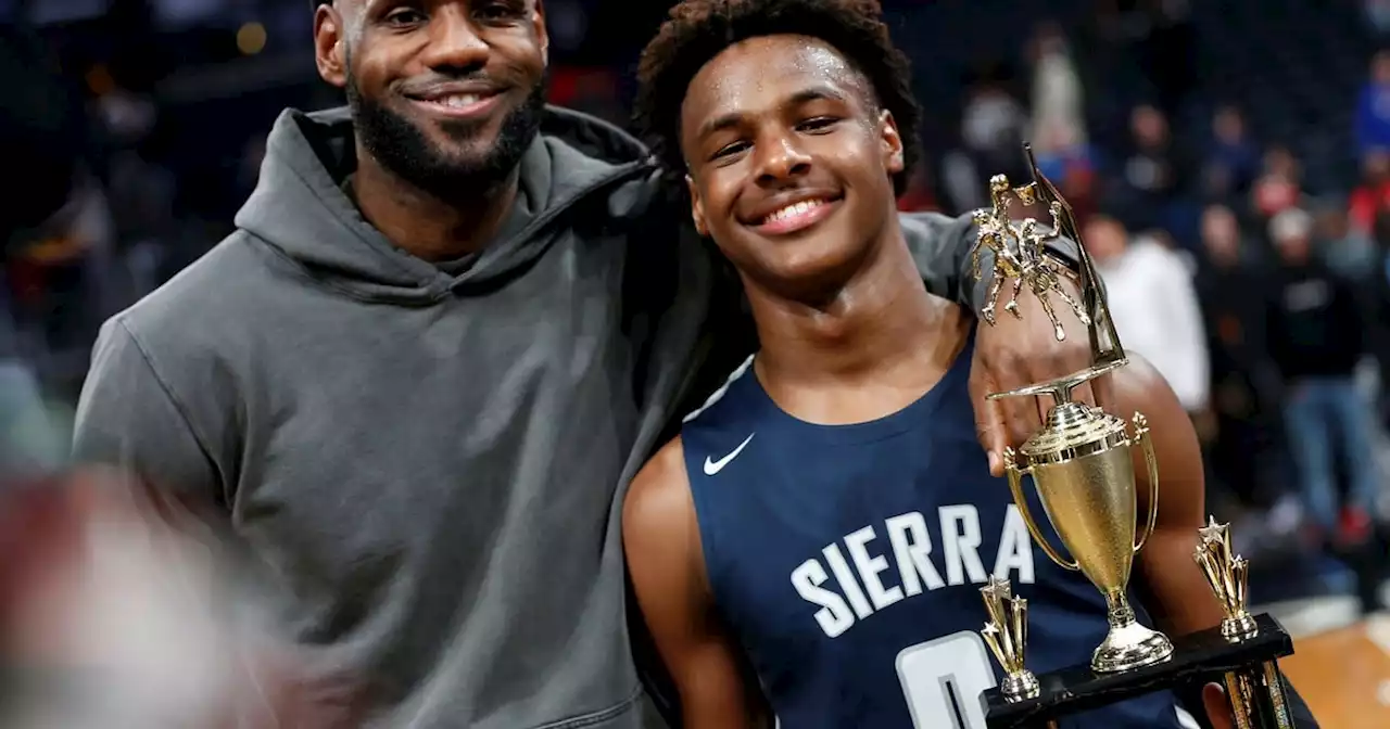 LeBron James habló sobre el estado de salud de su hijo Bronny