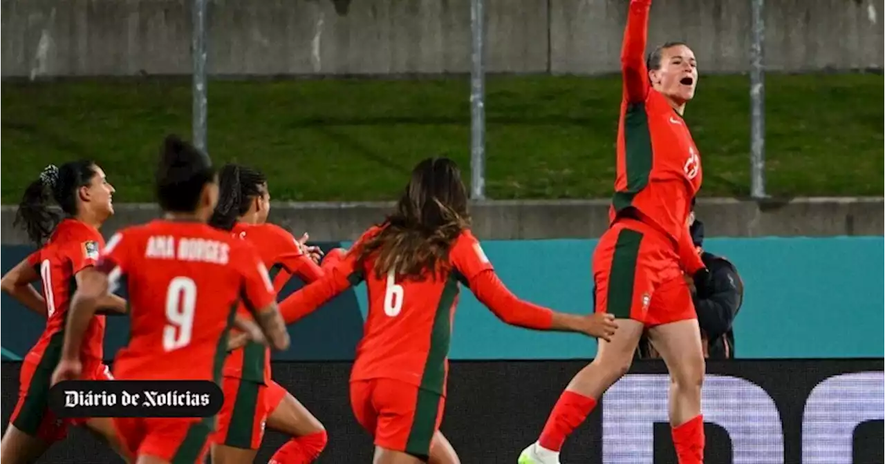 Telma Encarnação entra para a história com primeiro golo de Portugal num Mundial Feminino