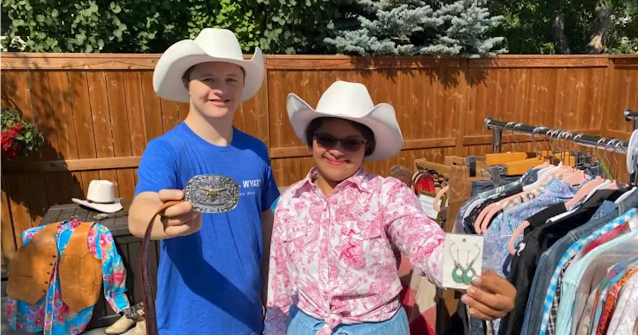 Calgary teen takes over western wear business that supports kids with Down syndrome | Globalnews.ca