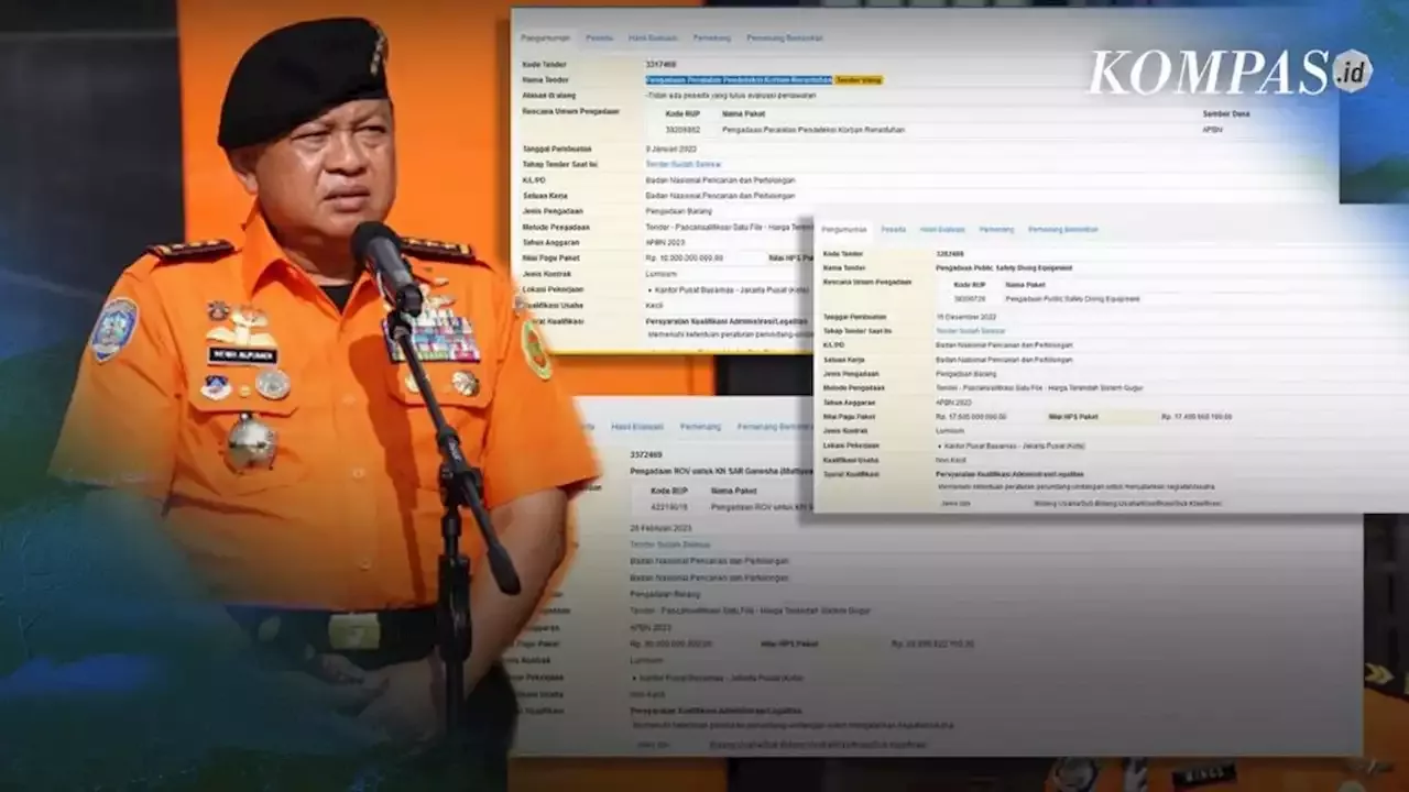 Proyek Pengadaan Barang Di Basarnas Yang Terindikasi Korupsi, Ada ROV ...