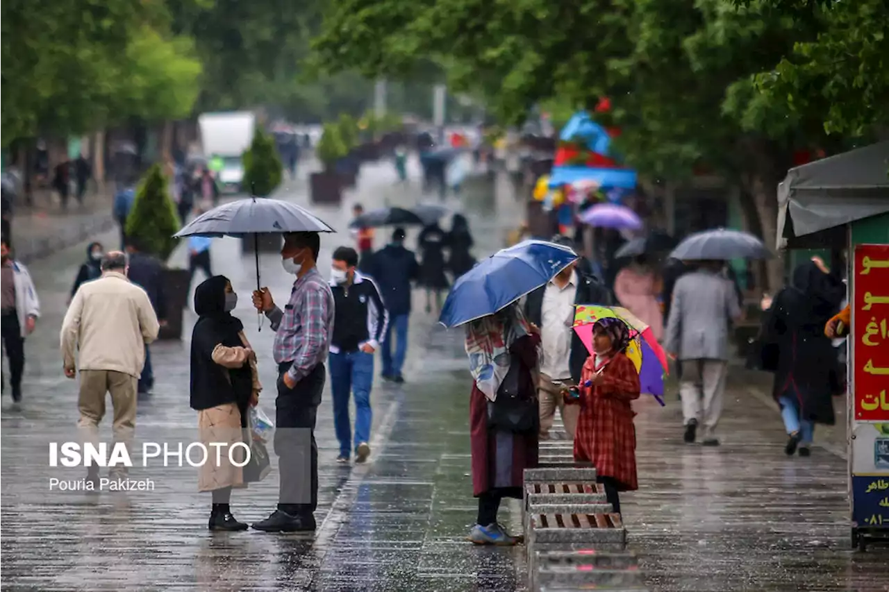 آسمان بارانی در برخی استان‌ها/ اهواز؛ گرمترین استان