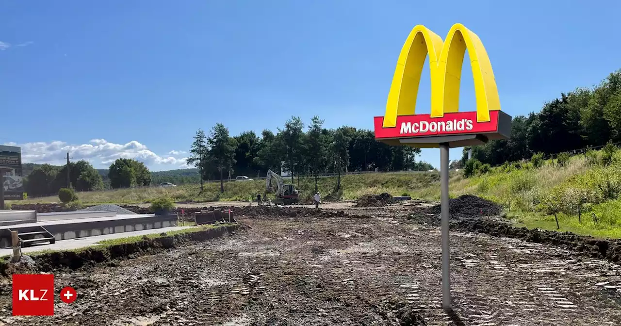 An der A2 - Neuer McDonald's in Sebersdorf: Erste Bagger sind aufgefahren