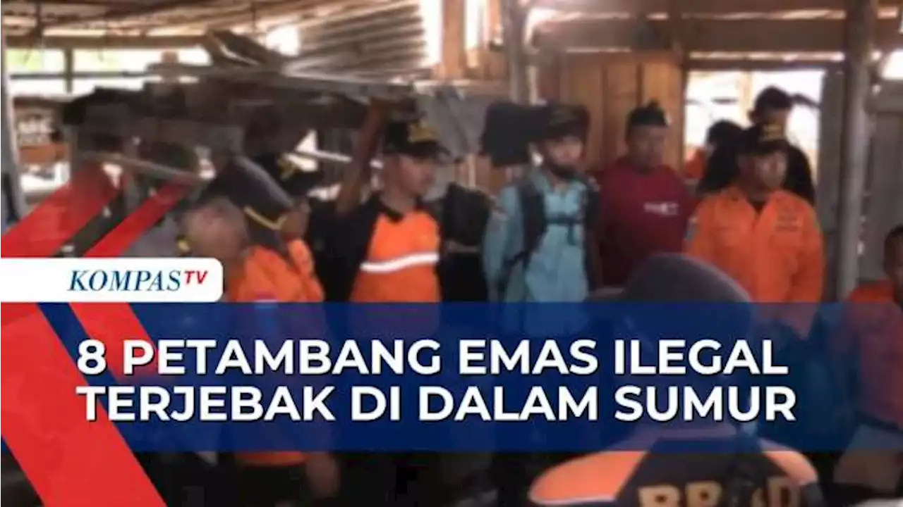 8 Petambang Emas Ilegal di Banyumas Terjebak Akibat Sumur Tambang Tiba-tiba Tergenang Air!