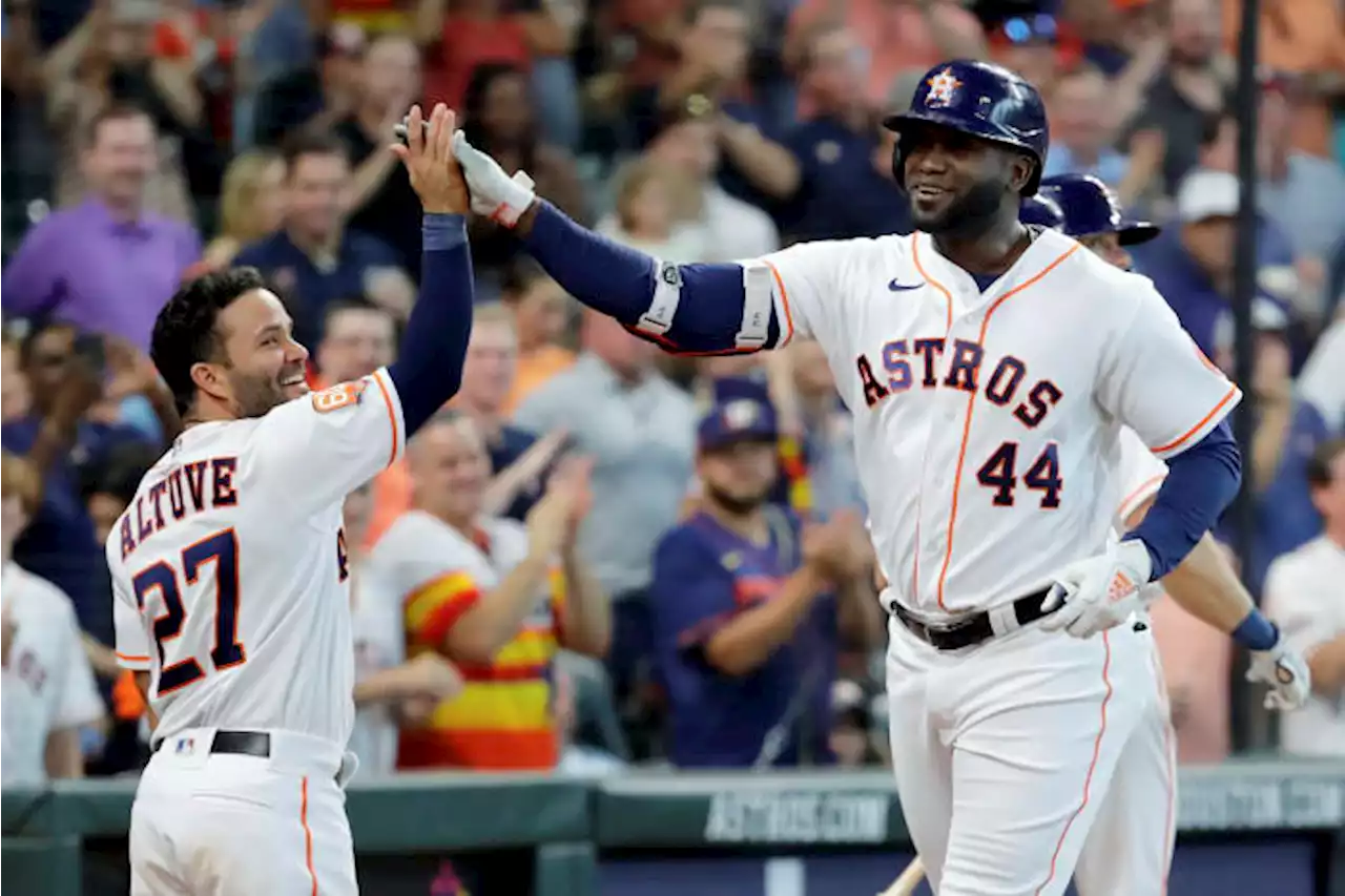 Houston Astros reinstate Alvarez and Altuve from injured list ahead of finale against Rangers