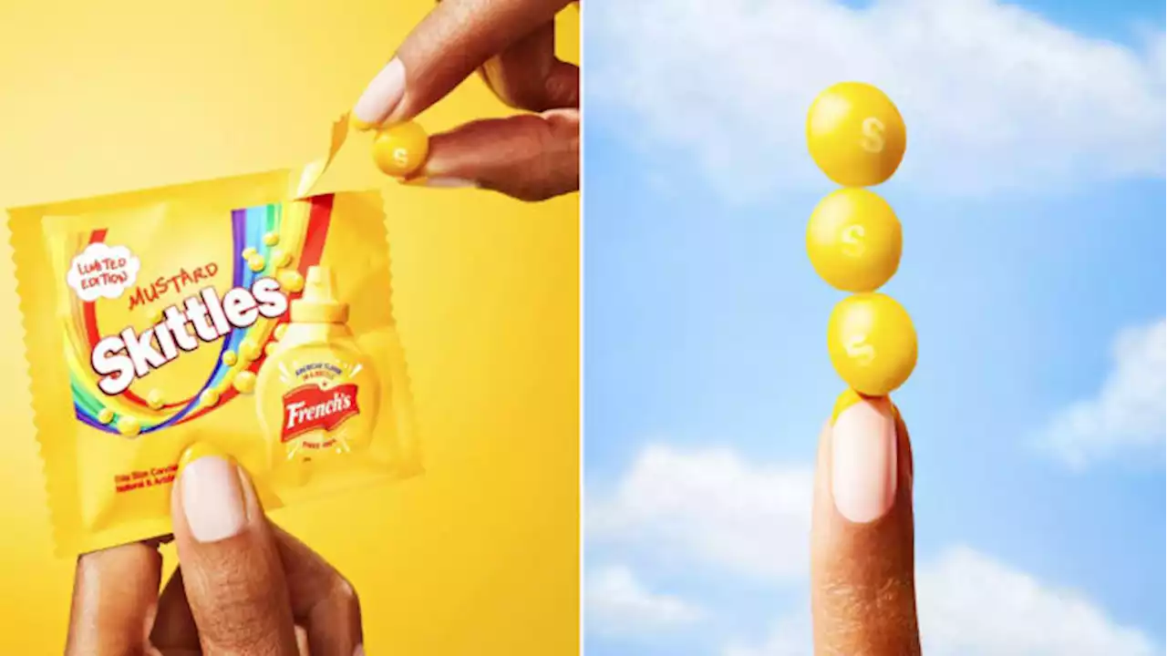 ‘Bold and bite-sized’: Skittles partners with French’s to create new mustard flavor