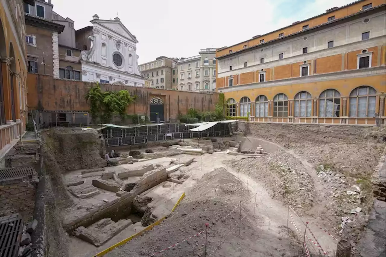 Una excavación arqueológica sacó a la luz el teatro de Nerón en Roma