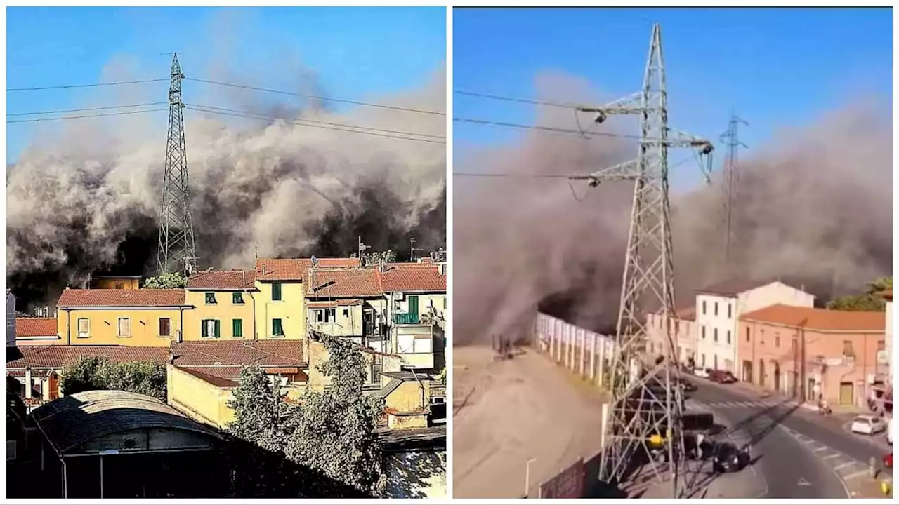 Piombino, nube di polveri per demolizione acciaieria: arrivano le scuse