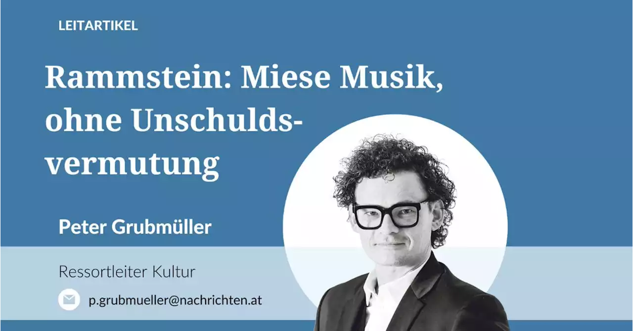 Rammstein: Miese Musik, ohne Unschuldsvermutung