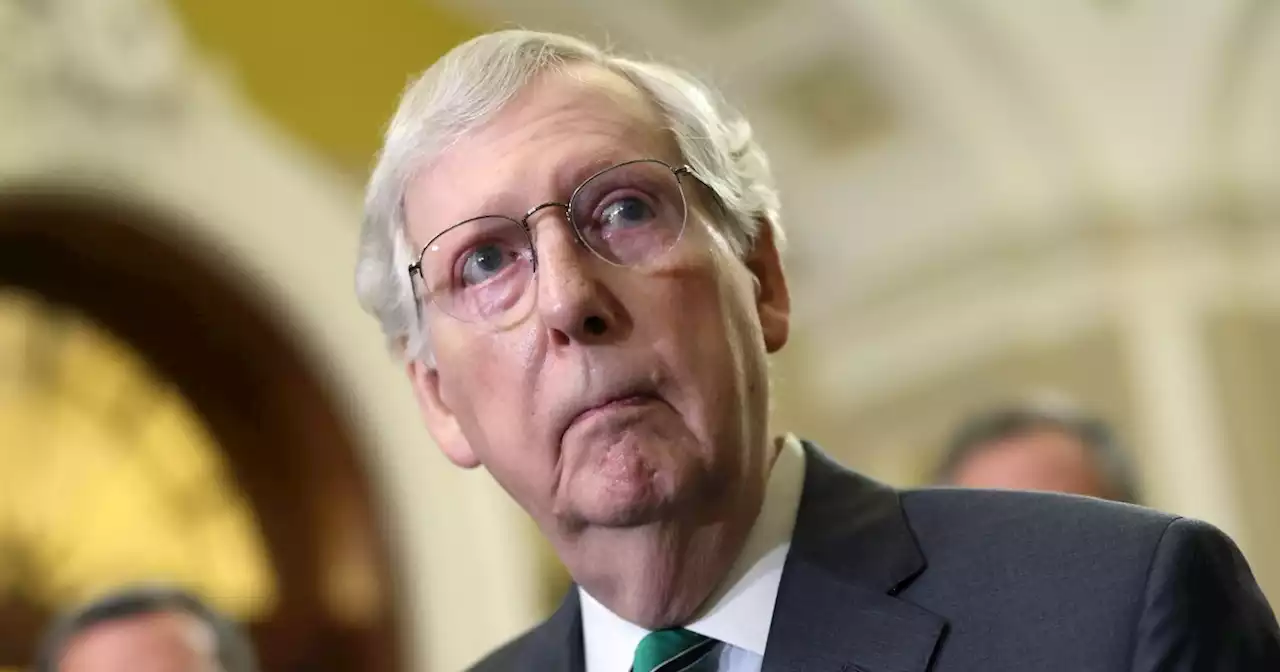 McConnell fell recently at Washington, D.C., airport prior to Wednesday’s freeze-up