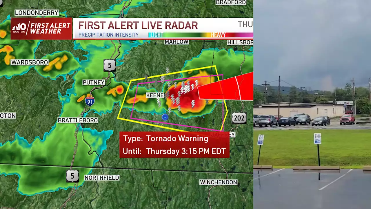 FIRST ALERT: Widespread severe weather in New England, tornado observed in NH