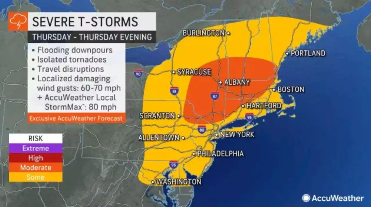 Severe thunderstorm threat today as dangerous heat hits N.J.