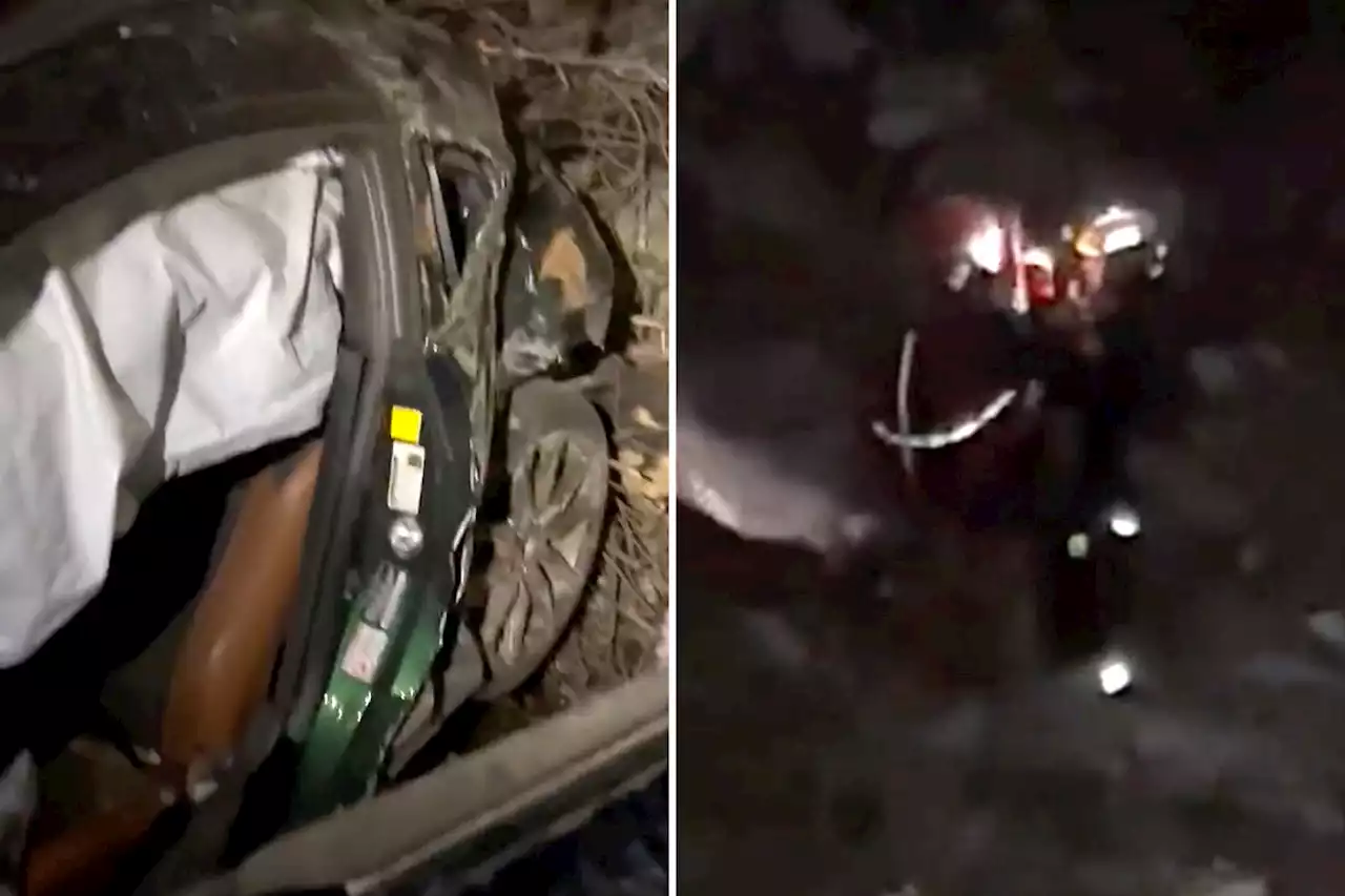 Driver crashes off 400-foot California cliff, gets rescued thanks to iPhone alert