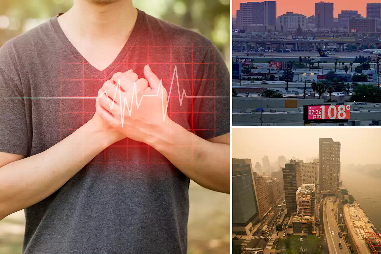 Heart attack death risk can double during heat waves, high pollution: study