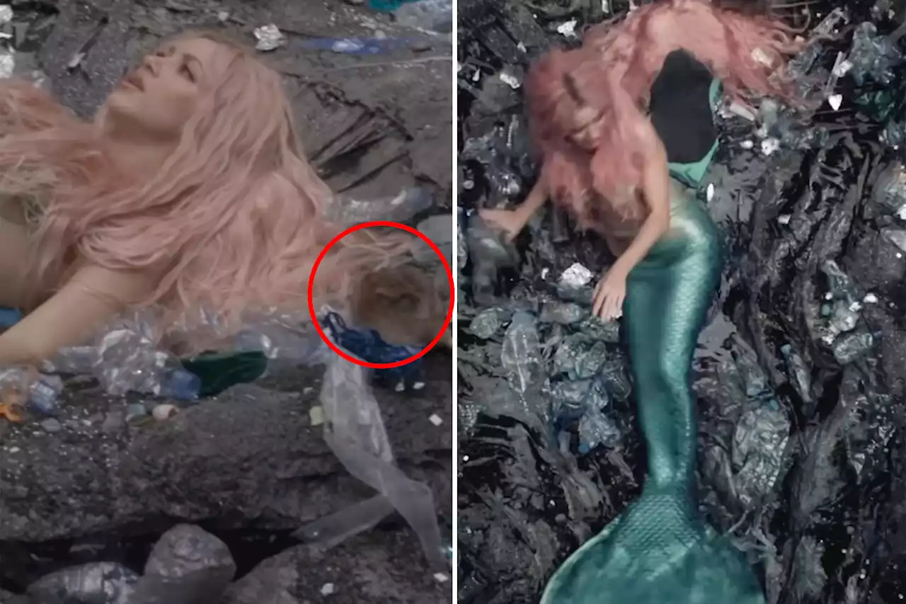 Shakira rescued by crane amid rat attack, flooding while filming new video