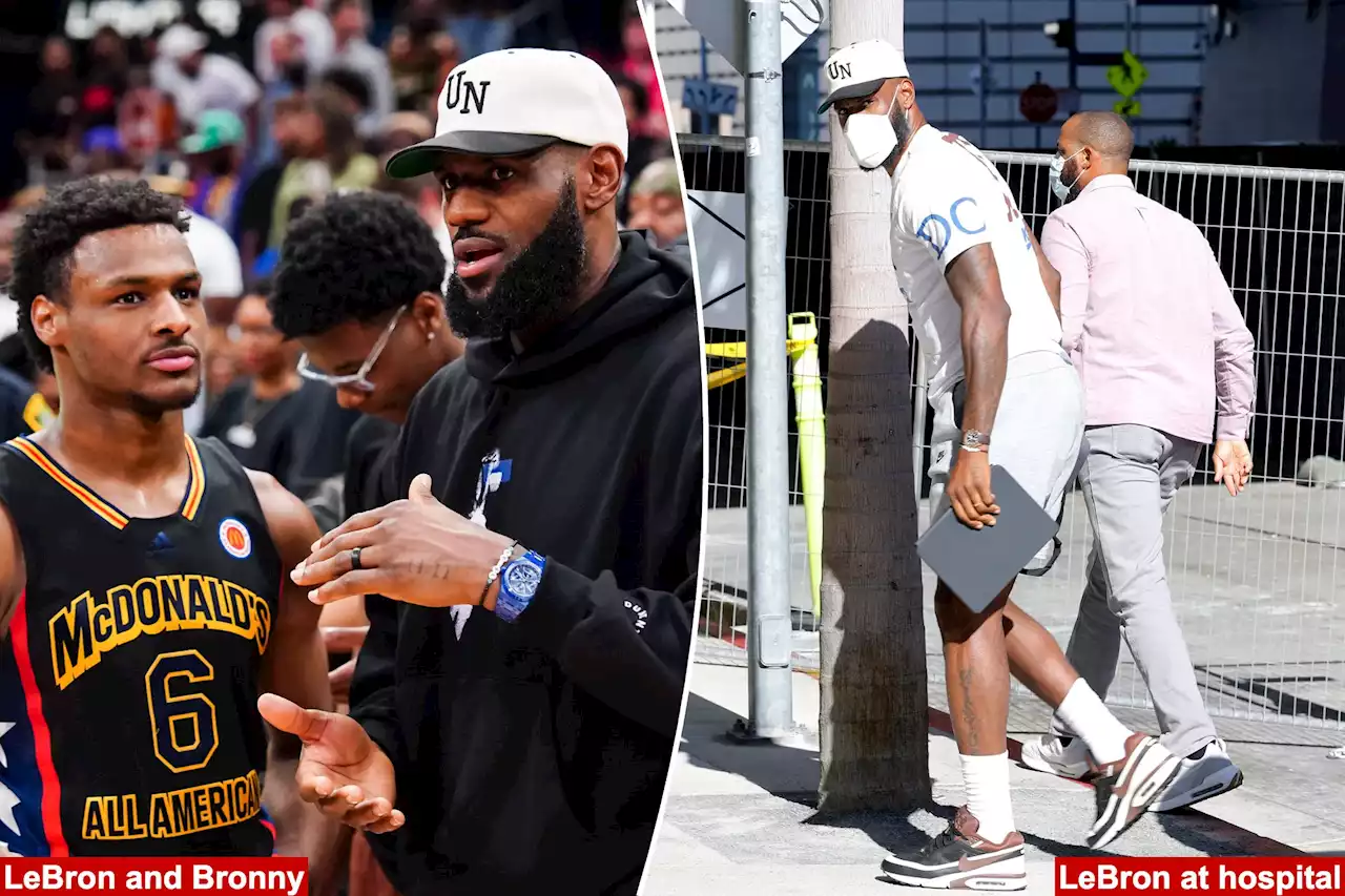 Bronny James discharged from hospital after cardiac arrest scare