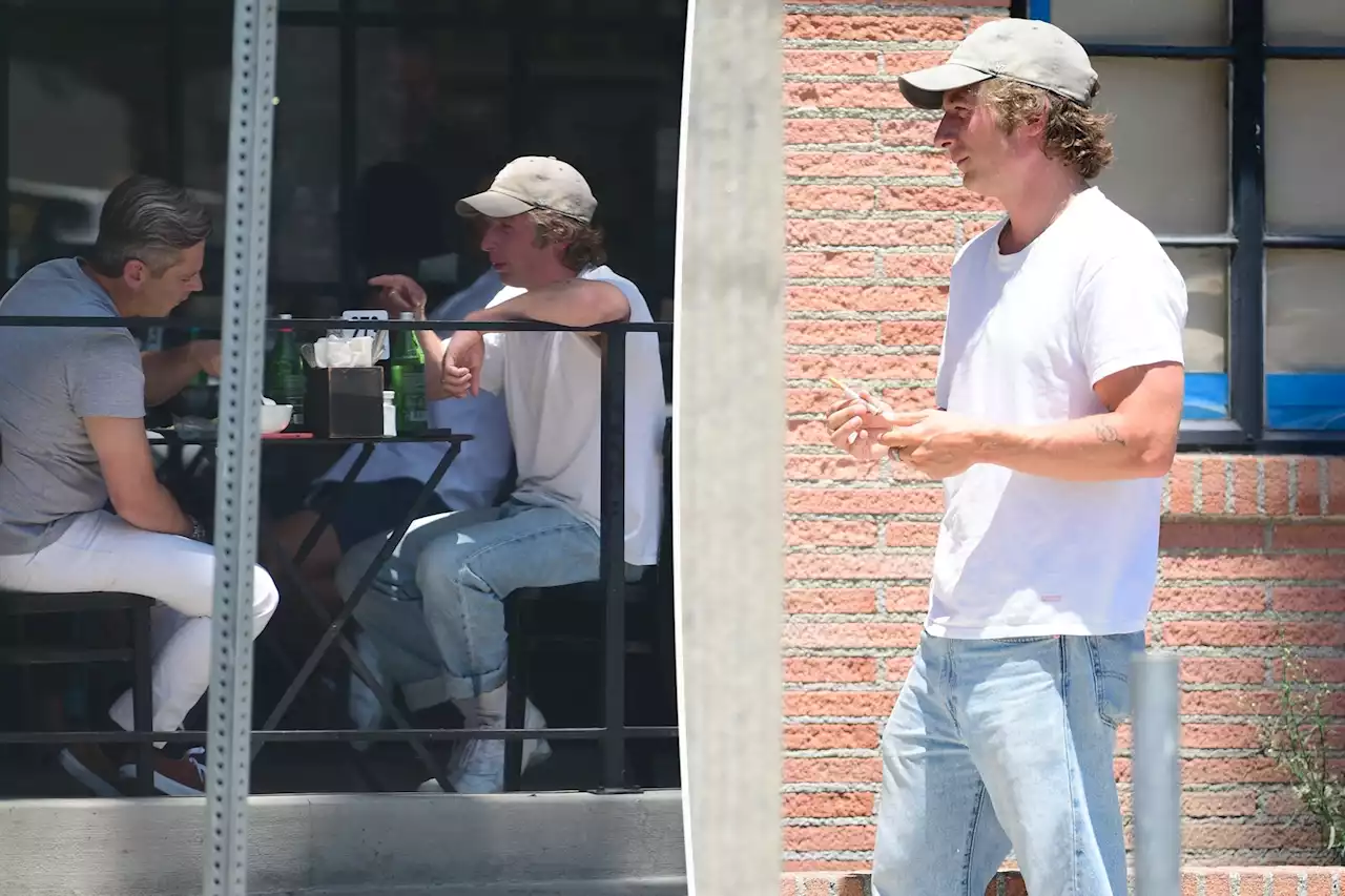 ‘The Bear’ star Jeremy Allen White grabs lunch with a friend amid divorce