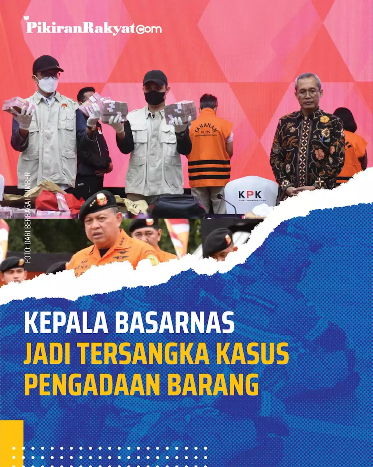 Kepala Basarnas Jadi Tersangka Kasus Pengadaan Barang