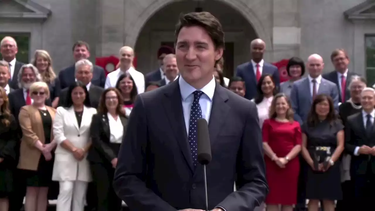 Canada's Trudeau unveils major cabinet shuffle as poll numbers sag