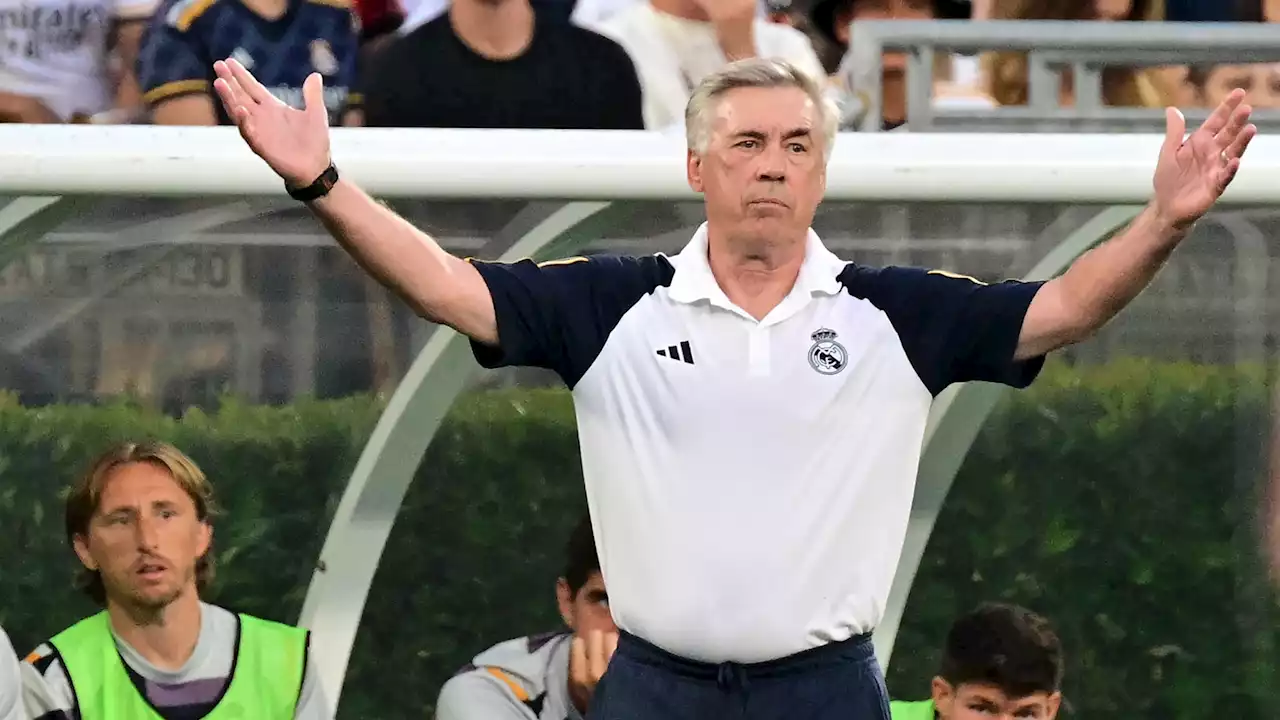 Mercato: Ancelotti refuse de répondre sur Mbappé et assure que le Real Madrid 'est au complet'