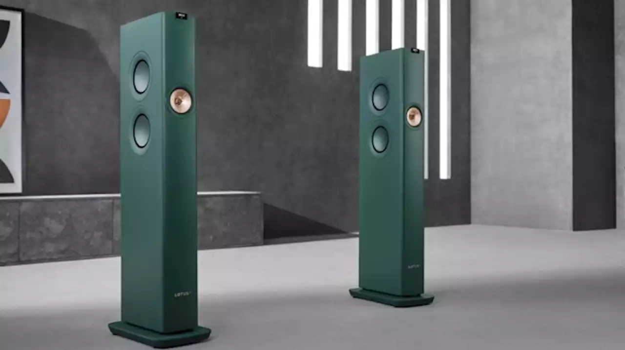 KEF and Lotus Team Up for a New Pair of Wireless Loudspeakers in British Racing Green