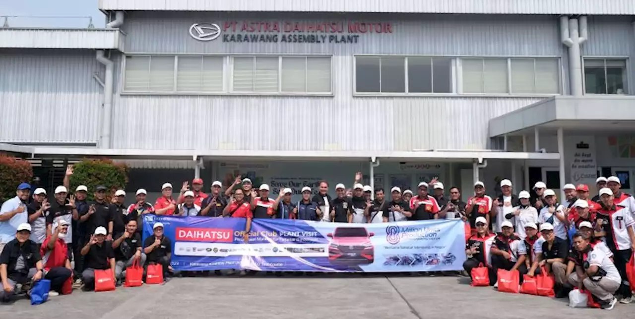 Sahabat Daihatsu Official Club Kunjungi Pabrik Perakitan Mobil di Karawang