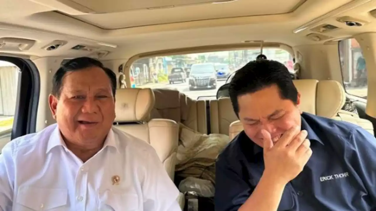 Erick Thohir Pamer Keakraban dengan Prabowo Subianto, Netizen: Cocok Nih RI 1 dan RI 2