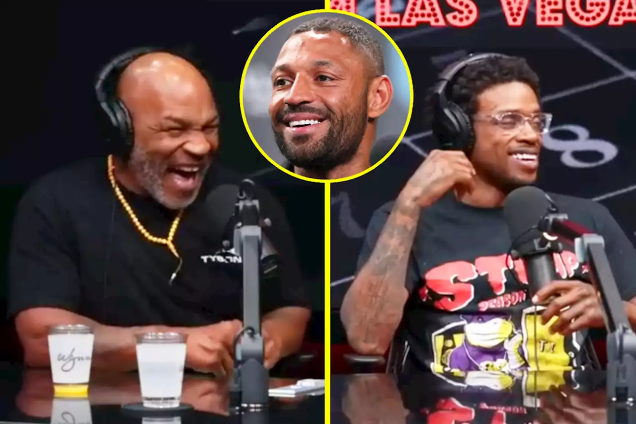 Mike Tyson does hilarious impression of Kell Brook and cracks up with Errol Spence