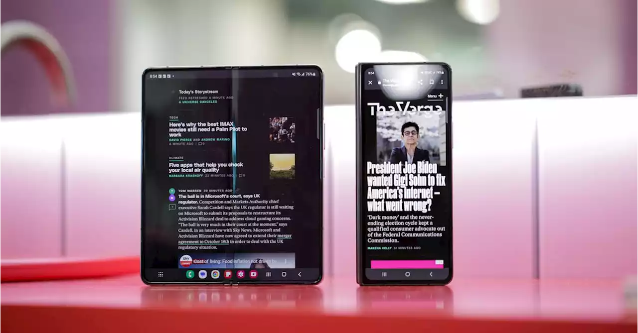 How do Samsung’s new Galaxy Z Fold 5 and Google’s Pixel Fold compare?