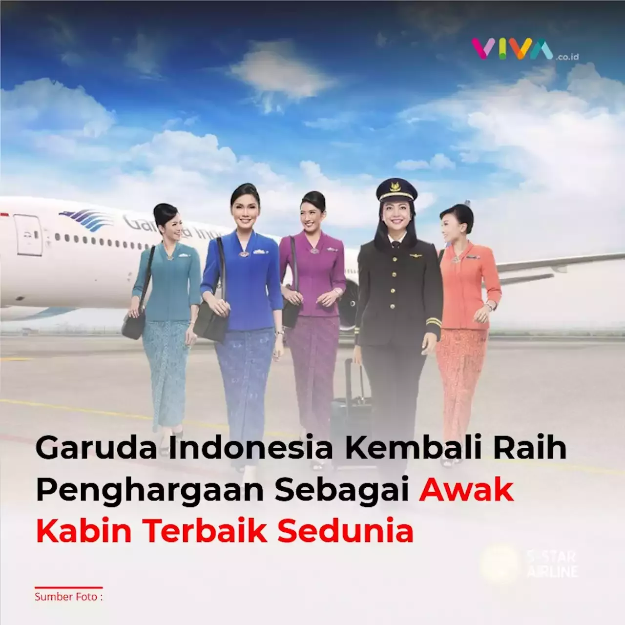 Garuda Indonesia Kembali Raih Penghargaan Sebagai Awak Kabin Terbaik ...