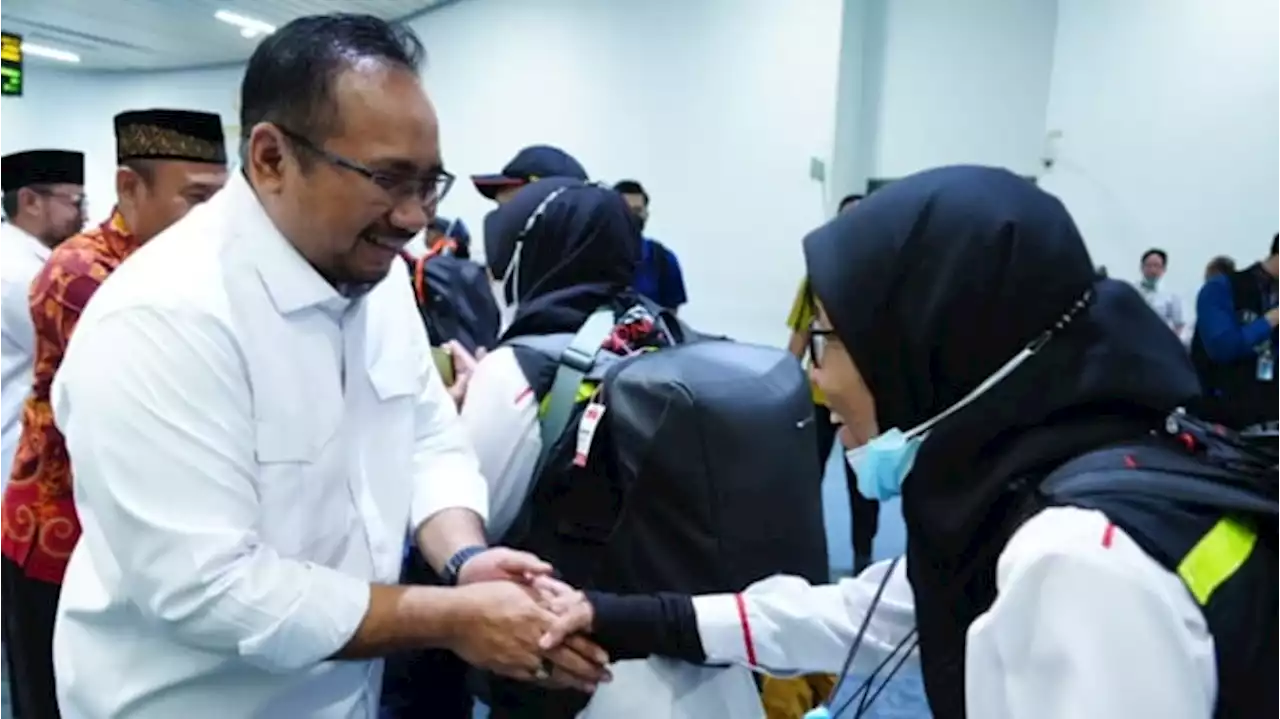 Sambut Kepulangan Petugas Haji, Menag: Terima Kasih Sudah Bekerja Melebihi Ekspektasi