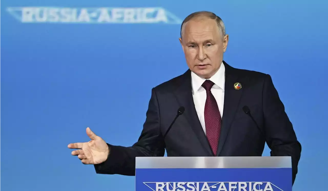 Putin promises African summit that Russia will make maximum efforts to avert a food crisis