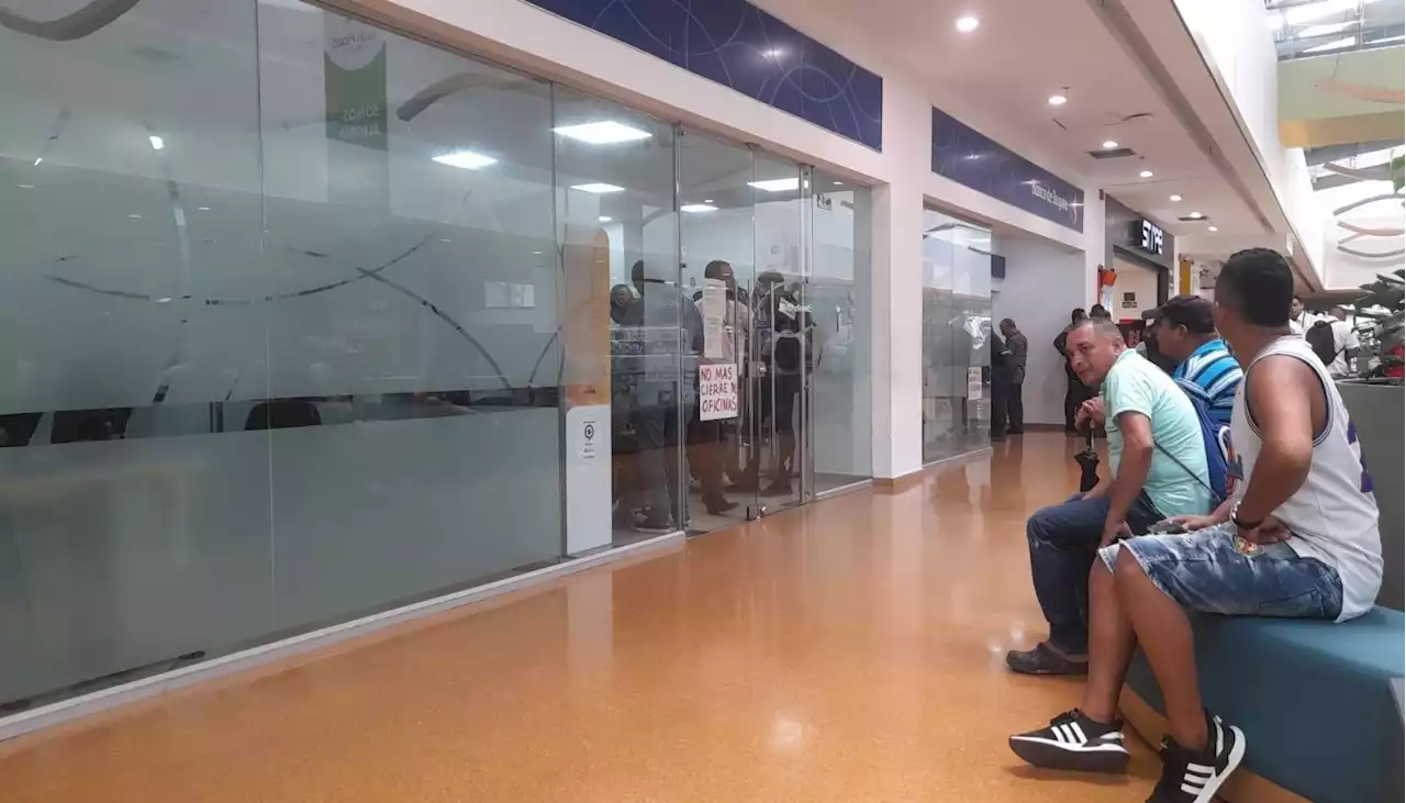 ‘Taquillazo' al Banco de Bogotá que está dentro del centro comercial Plaza del Sol