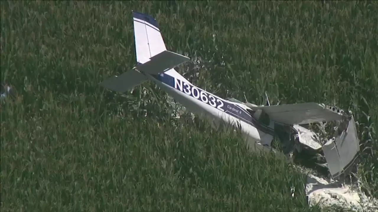 DeKalb County plane crash: Small plane crashes in field; 2 men injured