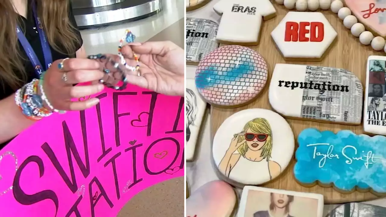 Swifties trade bracelets, get matching tattoos ahead of Santa Clara shows