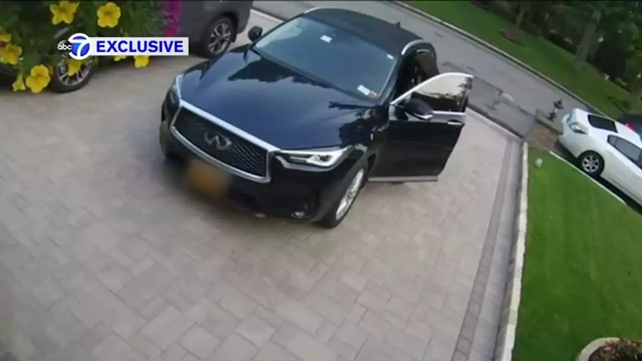 Exclusive video: Thief steals car from Staten Island driveway in under 15 seconds