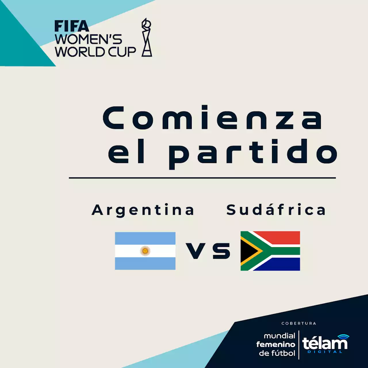 EN VIVO | Argentina quiere hacer historia y empata frente a Sudáfrica