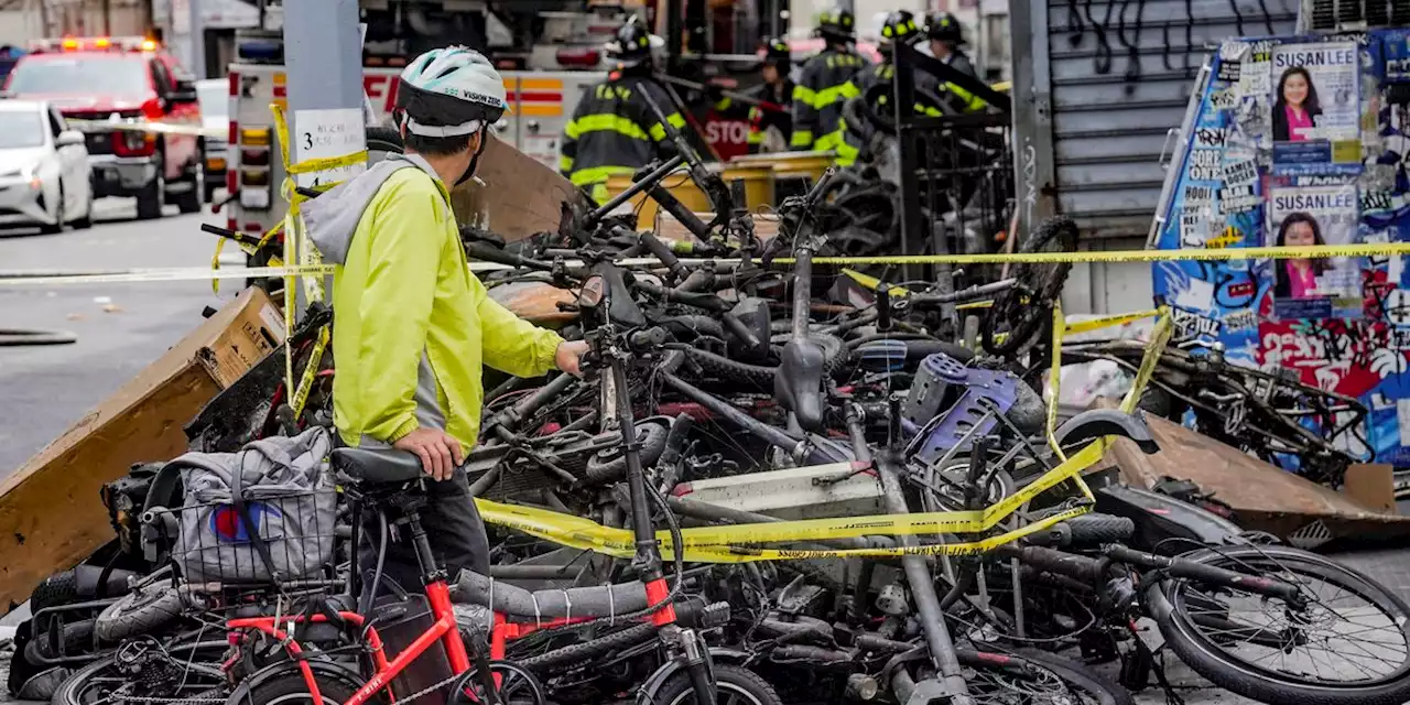 As e-bikes proliferate, so do deadly fires blamed on exploding lithium-ion batteries