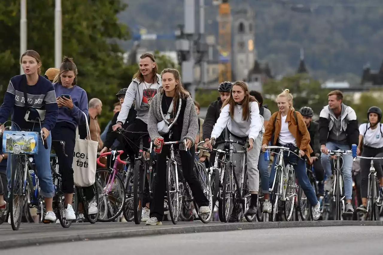 Freitags-Velodemo in Zürich findet ohne Bewilligung statt