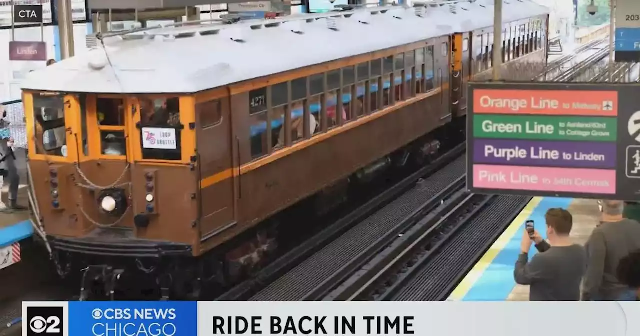 Ride CTA vintage train cars this weekend