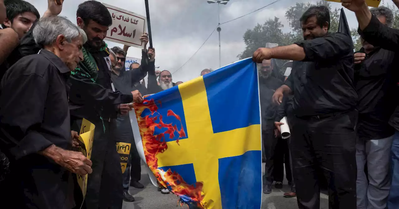 Sweden leader says 'clear risk' of retaliatory terror attacks as Iran issues threats over Quran desecration