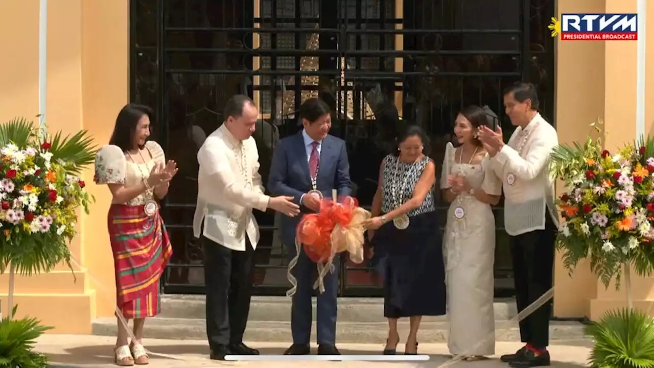 Bongbong Marcos leads inauguration of Cebu’s national museum